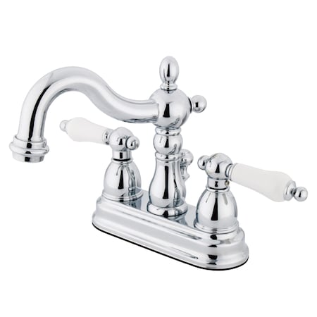 Kingston Brass Heritage, 4" Centerset Bathroom Faucet, Chrome KB1601PL